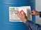 Avery UltraDuty GHS Chemical Labels for Pigment Inkjet Printers, Waterproof, UV Resistant, 8-1/2" x 11", 50 Labels (60521)